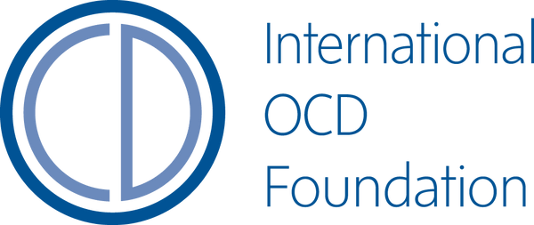 Logo of the International OCD Foundation, featuring a circular design with a stylized "OCD" and the foundation's name, symbolizing support for OCD awareness.